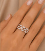 Rose Gold Ring for Women | Elegant Fine Gold Jewellery - Image 3