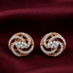 Rose Gold Earrings for Women | Elegant Fine Gold Jewellery