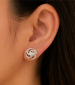 Rose Gold Earrings for Women | Elegant Fine Gold Jewellery - Image 4
