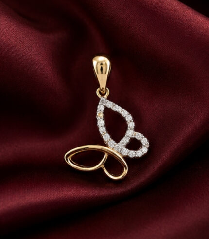 Yellow Gold Pendant Set for Women | Elegant Fine Gold Jewellery