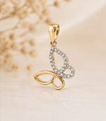 Yellow Gold Pendant Set for Women | Elegant Fine Gold Jewellery - Image 3