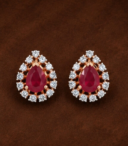Rose Gold Pendant Set for Women | Elegant Fine Gold Jewellery