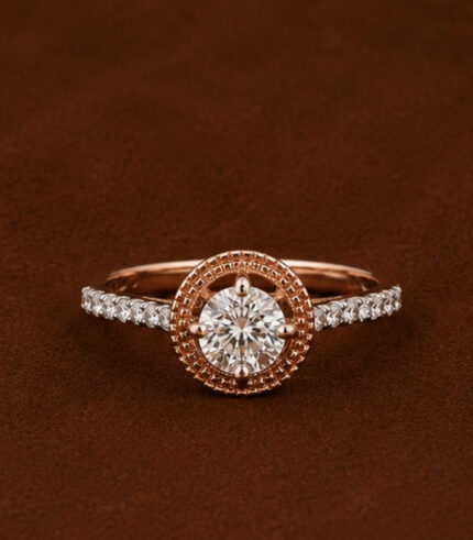 Rose Gold Ring for Women | Elegant Fine Gold Jewellery