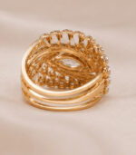 Yellow Gold Ring for Women | Elegant Fine Gold Jewellery - Image 3