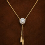 Yellow Gold Pendant Set for Women | Elegant Fine Gold Jewellery