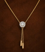 Yellow Gold Pendant Set for Women | Elegant Fine Gold Jewellery