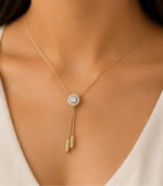 Yellow Gold Pendant Set for Women | Elegant Fine Gold Jewellery - Image 2