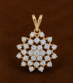 Yellow Gold Pendant Set for Women | Elegant Fine Gold Jewellery