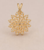 Yellow Gold Pendant Set for Women | Elegant Fine Gold Jewellery - Image 3