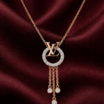 Rose Gold Pendant Set for Women | Elegant Fine Gold Jewellery