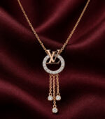 Rose Gold Pendant Set for Women | Elegant Fine Gold Jewellery
