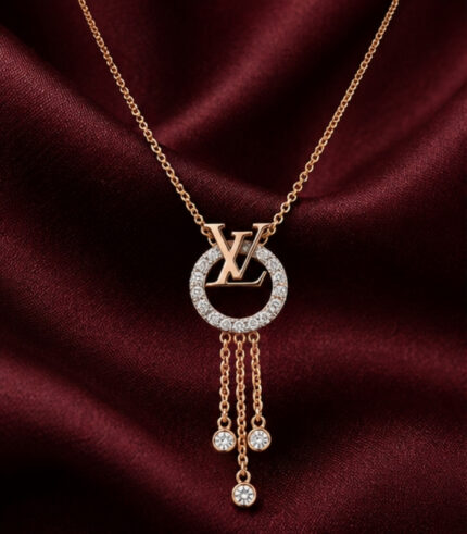 Rose Gold Pendant Set for Women | Elegant Fine Gold Jewellery