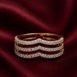 Yellow Gold Diamond Band Ring for Women | Elegant Everyday Gold Ring
