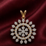 Yellow Gold Pendant Set for Women | Elegant Fine Gold Jewellery