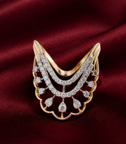 Yellow Gold Ring for Women | Elegant Fine Gold Jewellery