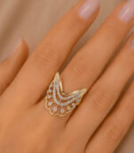 Yellow Gold Ring for Women | Elegant Fine Gold Jewellery - Image 4