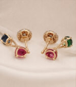 Yellow & White Gold Pendant Set for Women | Elegant Fine Gold Jewellery - Image 3