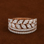Rose Gold Ring for Women | Elegant Fine Gold Jewellery