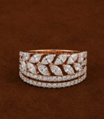 Rose Gold Ring for Women | Elegant Fine Gold Jewellery