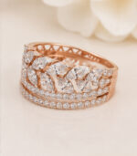 Rose Gold Ring for Women | Elegant Fine Gold Jewellery - Image 2